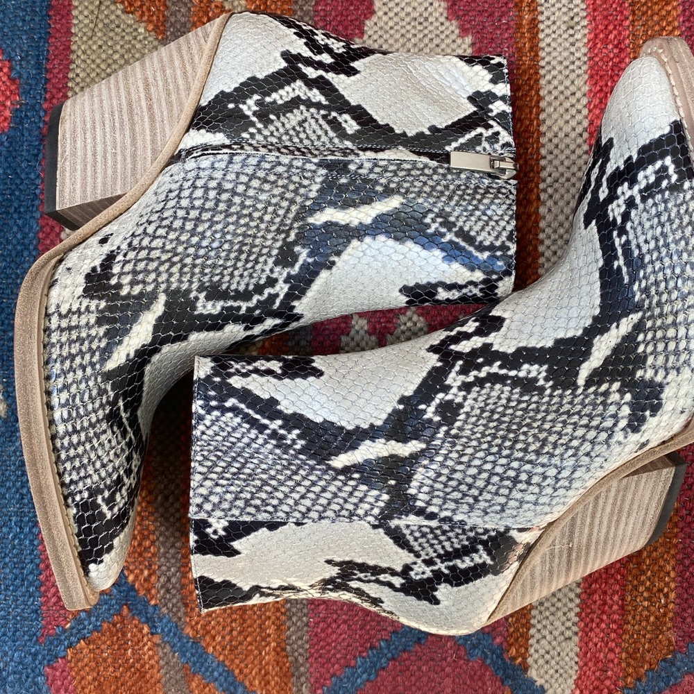 IRO SNAKESKIN COWBOY BOOTIES - Picture 6 of 12